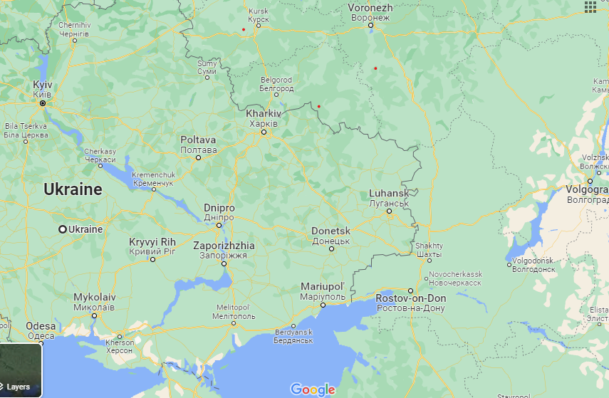 Ukraina. (Foto:google map)