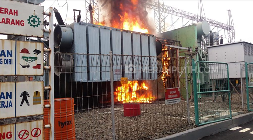 Gardu Listrik di Cempaka Mas Terbakar, PLN Minta Maaf