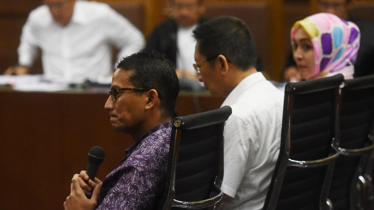 Sandiaga Uno Bantah Bertemu Anas, Dudung dan Nazaruddin Terkait Fee