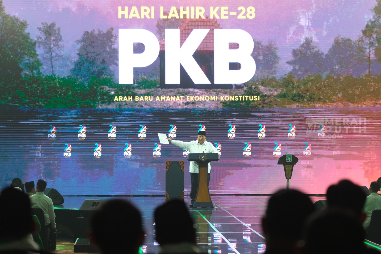 Presiden Prabowo Hadiri Puncak Peringatan Harlah ke-28 PKB di Jakarta
