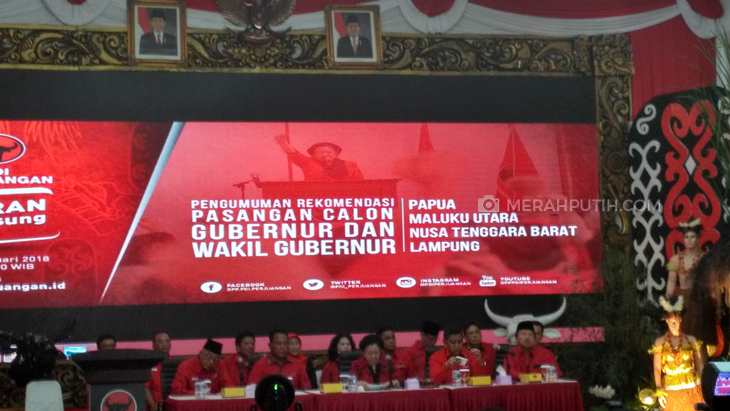 PDIP Umumkan 4 Calon Kepala Daerah
