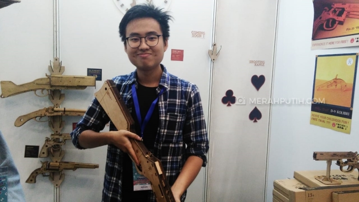 Samuel Aswin, owner Easwoid (MP/Muchammad Yani)