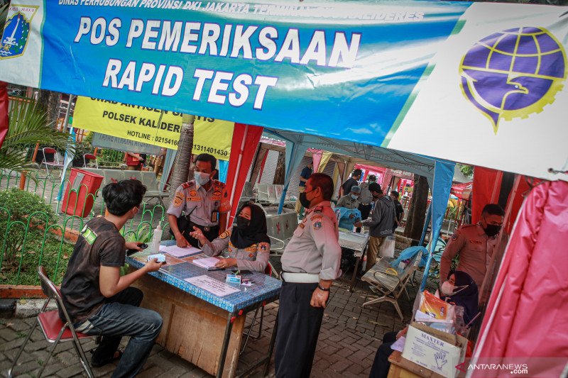 Lebih dari 500 Pemudik di Jakarta Pusat Belum Tes COVID-19