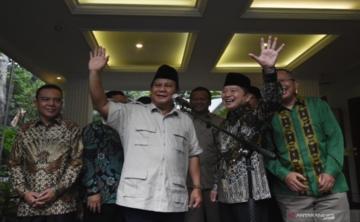 Prabowo Subianto dan Suharso Monoarfa di Kertanegara