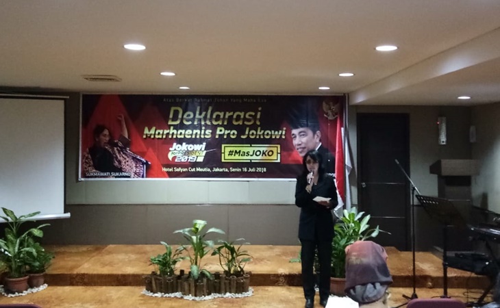 Koordinator Relawan Jokowi #MasJoko Julia Bea