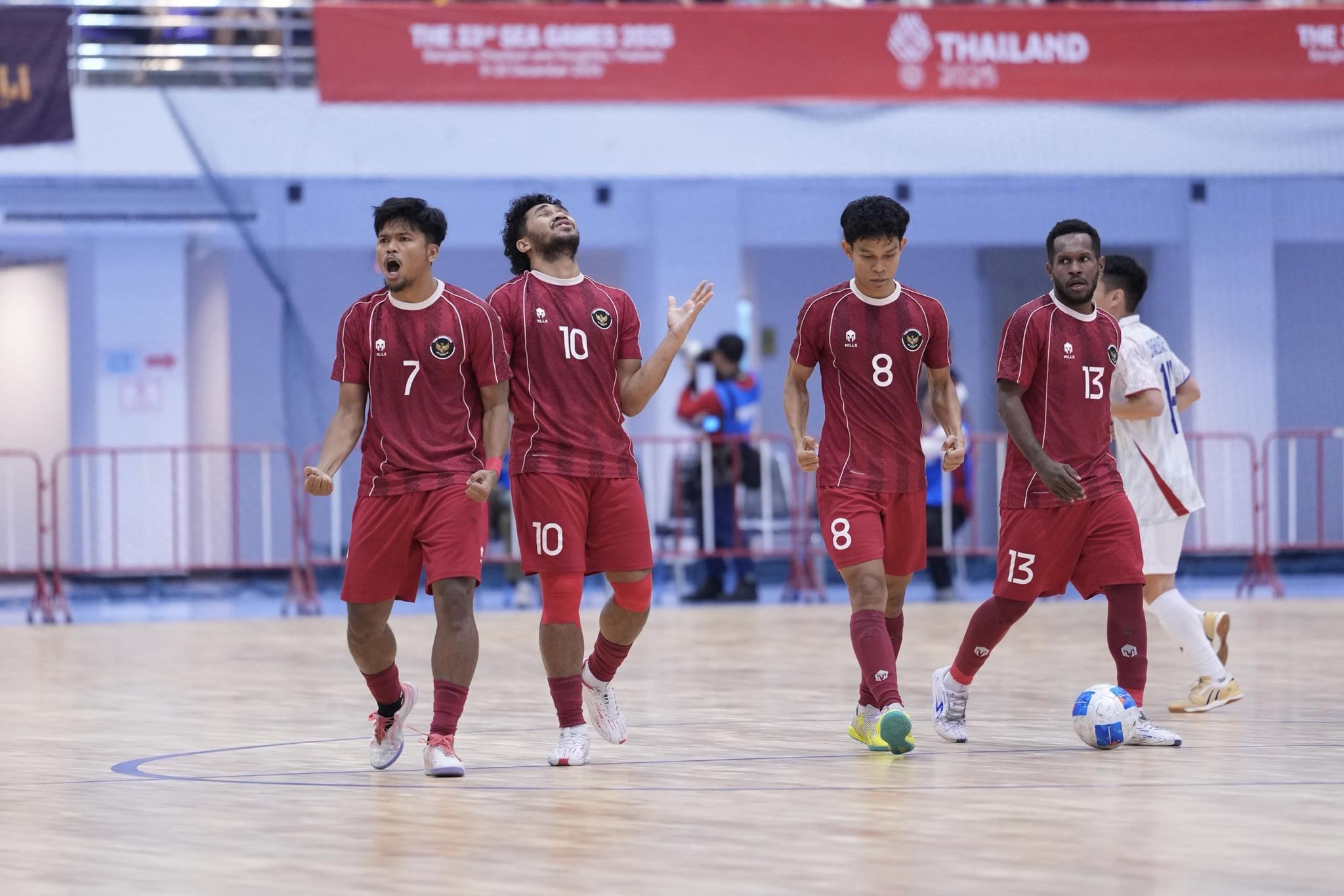 Hasil Futsal Putra SEA Games 2025: Hentikan Dominasi Thailand Lewat Kemenangan 6-1, Timnas Futsal Indonesia Raih Medali Emas