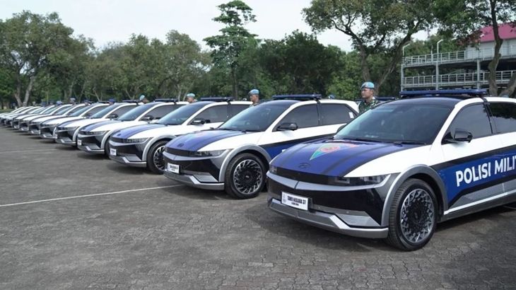 Hyundai Ioniq 5 Jadi Mobil Operasional TNI untuk Pengamanan KTT G20