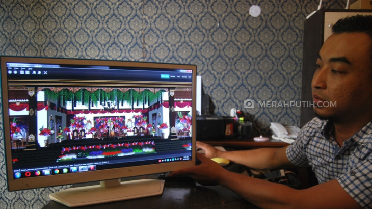 Begini Konsep Panggung Pernikahan Anak Jokowi