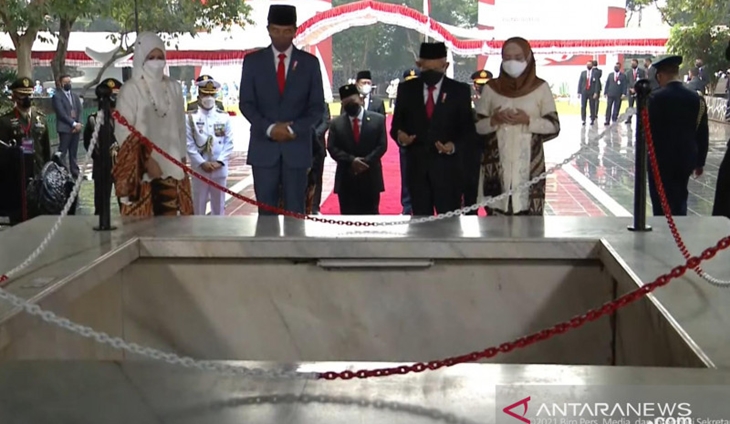 Jokowi Pimpin Upacara Peringatan Hari Kesaktian Pancasila