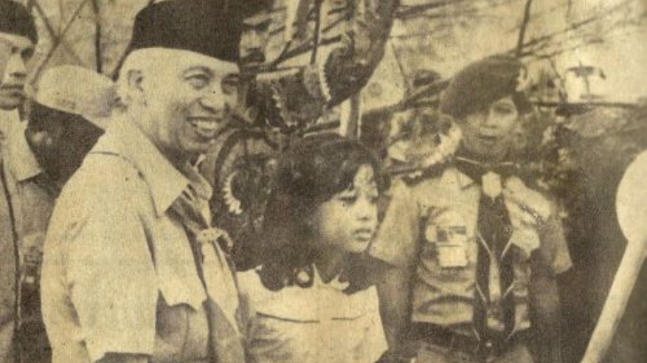 Potret adam malik dan bocak kecil. (Foto/bantensatu.co.id)