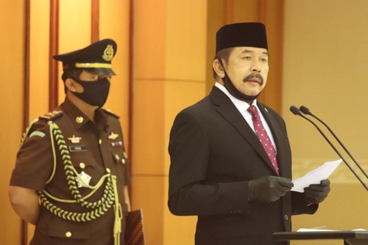 Jaksa Agung ST Burhanuddin melantik pejabat eselon II (ANTARA/Istimewa)