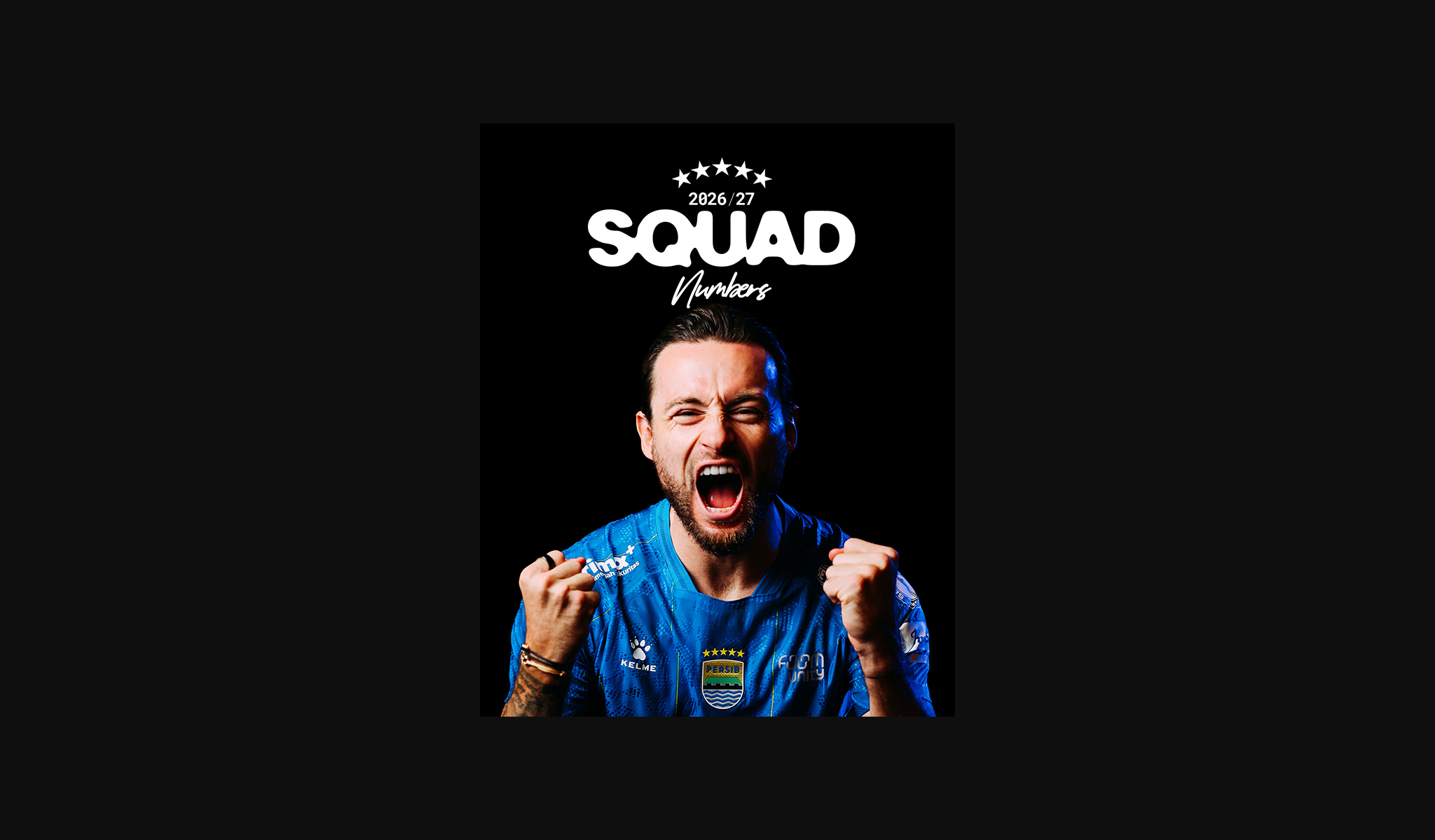 Persib Perkenalkan Skuad untuk Musim 2026/2027, Ada 32 Nama Pemain Lengkap dengan Nomor Punggung
