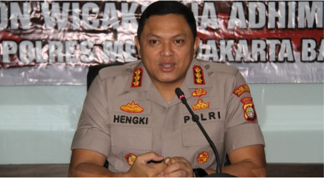 kapolres Jakbar Kombes Hengki Haryadi