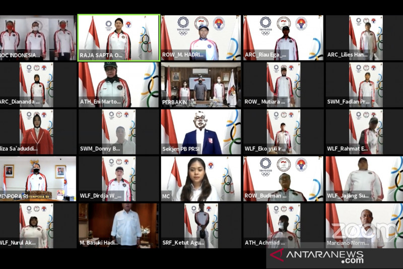 Resmi, Indonesia Kukuhkan dan Berangkatkan 28 Atlet ke Olimpiade Tokyo