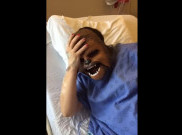 Kocak, Aksi Seorang Ibu Pakai Topeng Chewbacca Saat Melahirkan