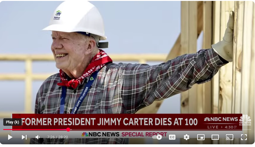 Presiden ke-39 Amerika Serikat Jimmy Carter Meninggal Pada Usia 100 Tahun