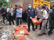 Puluhan Ton Bawang Impor Ilegal dari Malaysia Dimusnahkan, Masuk lewat Jalur Tikus di Kalimantan