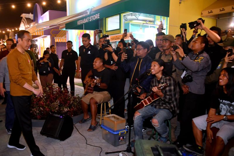 Jokowi akan Tinjau Pasar Cihapit sampai Stadion Si Jalak Harupat Hari Ini