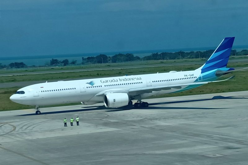 Garuda Indonesia. (Foto: Antara)