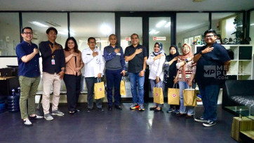 Jajaran KPU Tangerang Selatan Sambangi Redaksi Merahputih.com