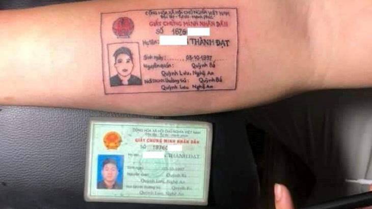 Gara-Gara Sering Lupa Bawa KTP, Pria Ini Nekat Tato Data Diri di Lengannya