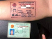Gara-Gara Sering Lupa Bawa KTP, Pria Ini Nekat Tato Data Diri di Lengannya