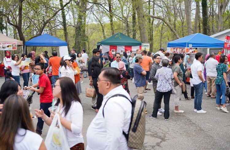 WNI Di Washington DC, Amerika Serikat, usai memberikan suara