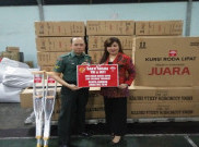 INTI Kirim Bantuan 200 Kursi Roda dan 200 Tongkat ke Korban Gempa Bumi di Lombok