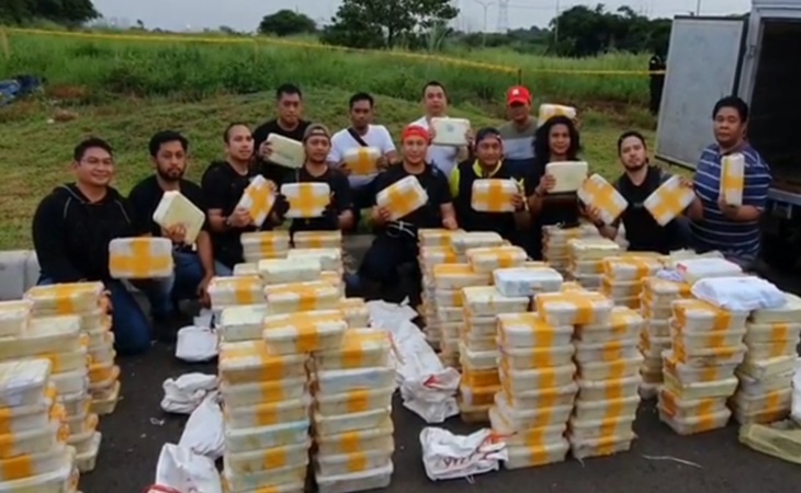 Narkoba jenis Sabu sebanyak 288 kilogram tersebut diduga berasal dari Iran