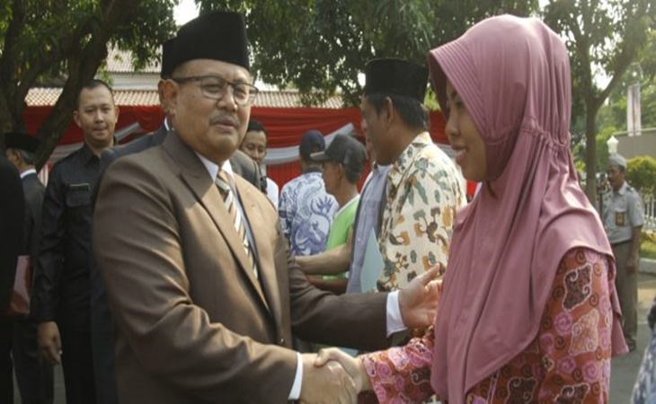 Bupati Indramayu Supendi ditetapkan sebagai tersangka kasus suap dan gratifikasi