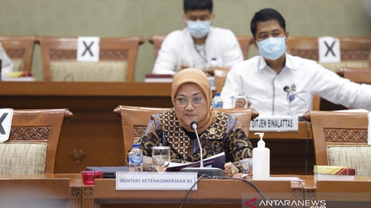 KPK-Kemnaker Bahas Penyaluran Bantuan Subsidi Gaji Pekerja