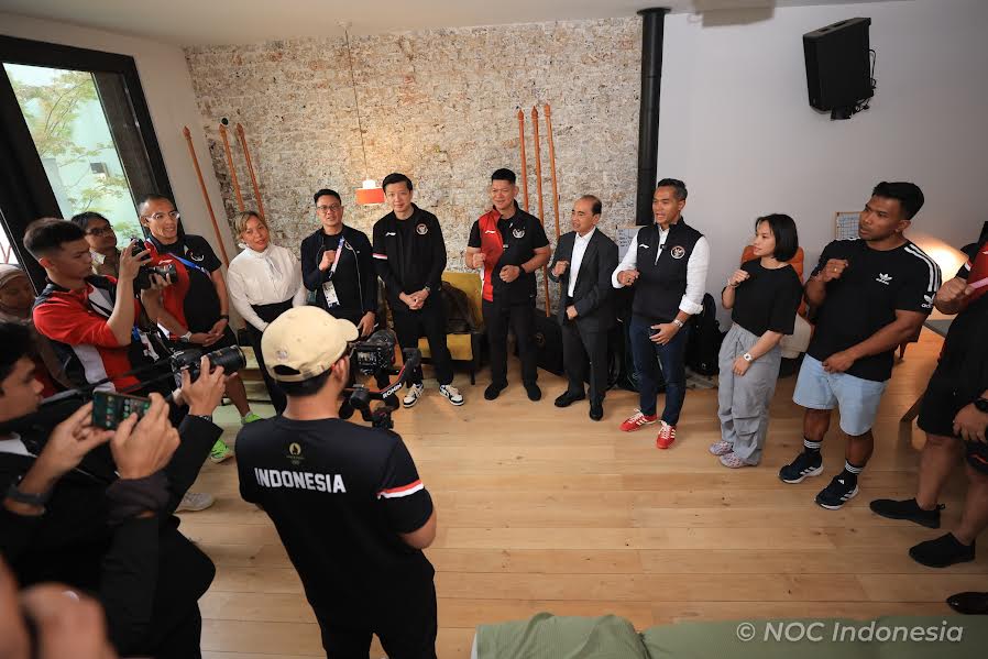 Tim Indonesia Gelar Doa Bersama Jelang Pembukaan Olimpiade Paris 2024