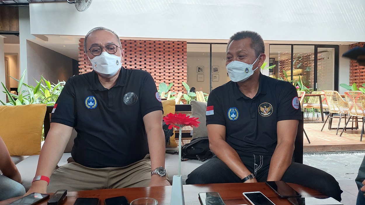 Direktur Utama PT. LIB, Akhmad Hadian Lukita (kiri) (MP/Ismail)