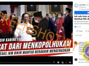 [HOAKS atau FAKTA]: Jabatan Mahfud MD Dicopot Presiden Jokowi