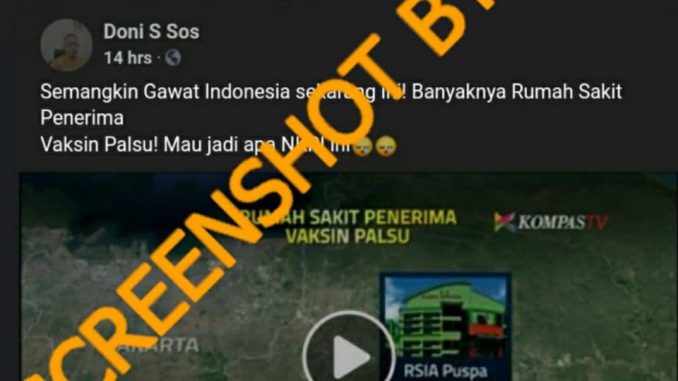 Tangkapan hoaks. (Foto: Mafindo)