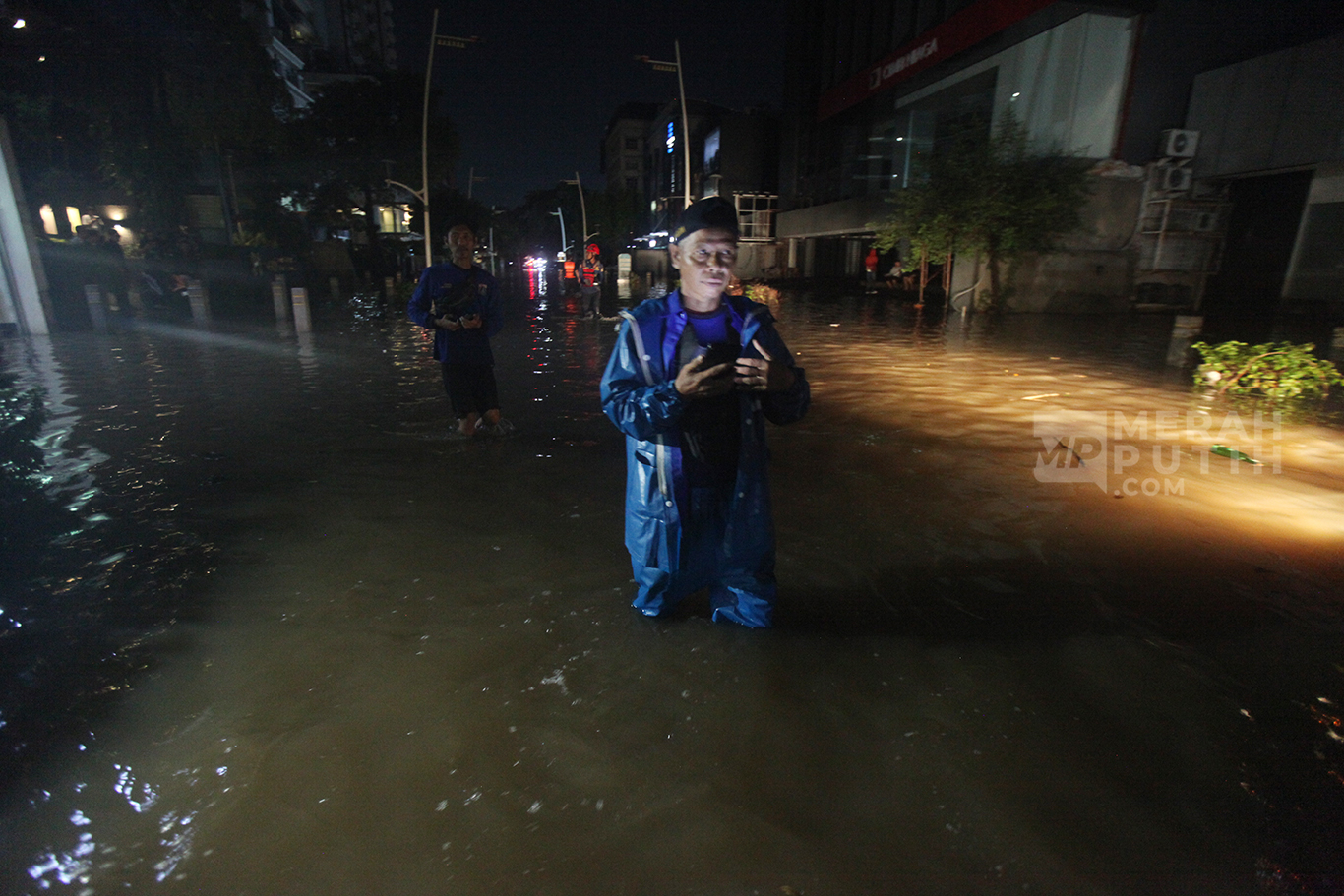 Banjir di Kawasan Kemang, Jakarta Selatan, Kamis (30/10/2025).