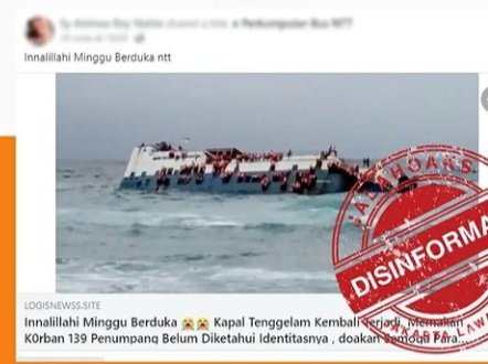 [HOAKS atau FAKTA]: Kecelakaan Kapal Tewaskan 139 Orang pada 19 Juni 2022