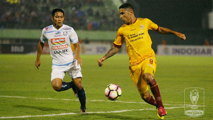 Bungkam Arema FC, Sriwijaya FC ke Semifinal