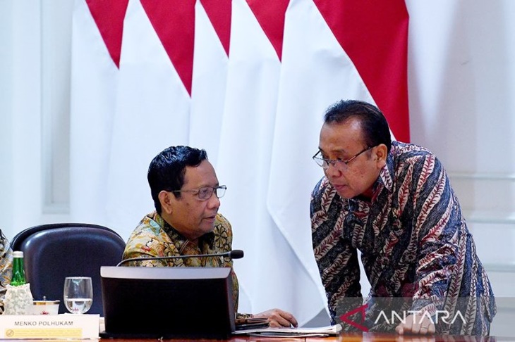 Bahlil dengar Kabar Burung Mahfud MD Mundur dari Menko Polhukam
