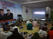 Emak-Emak Nobar Debat Capres di Kantor BPN Prabowo-Sandi Dekat Rumah Jokowi
