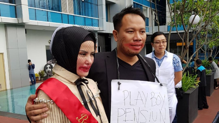 Wajah Vicky Prasetyo Dicoret Saat Bridal Shower, Warganet Bilang Cari Sensasi