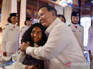Prabowo Jamu Semua Petugas Upacara HUT ke-81 Kemerdekaan RI di Hambalang