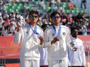 Asian Games 2026: Bintang/Sofyan Raih Medali Perak Voli Pantai
