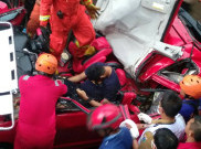 Pohon Tumbang di UI Timpa Honda Jazz, Satu Tewas 