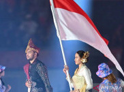 Sentuhan Ulos dan Adat Bali, Atlet Indonesia Hentak Pembukaan Asian Games 2026