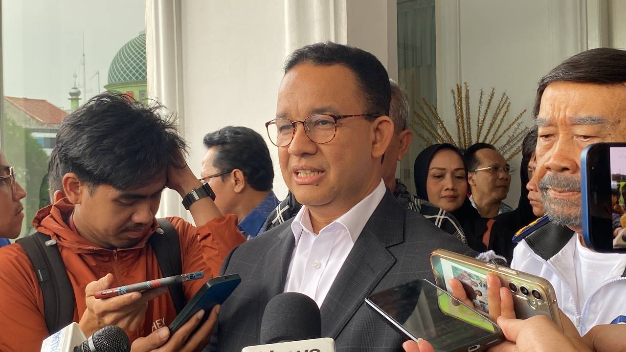 KIM Plus Dibentuk Buat Jegal Calon, Anies:  Cuma Spekulasi 