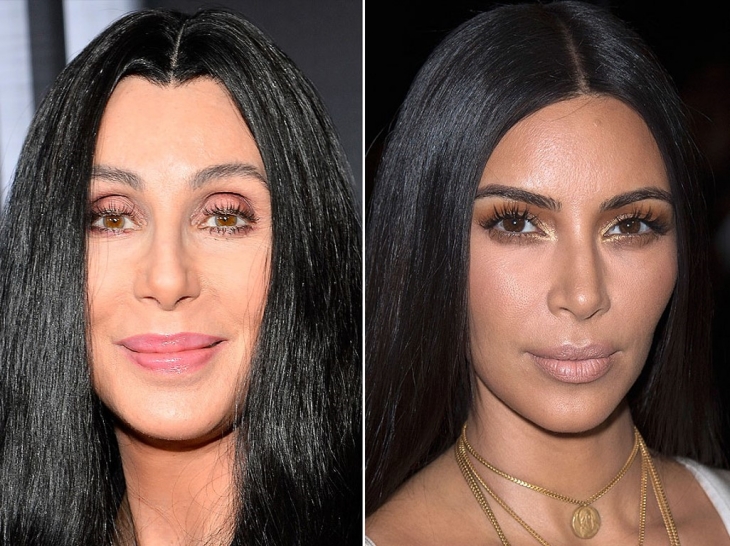 Tidak ada yang menjadi penggemar Cher yang lebih besar dalam daftar ini selain Kim Kardashian. (Foto: people.com)