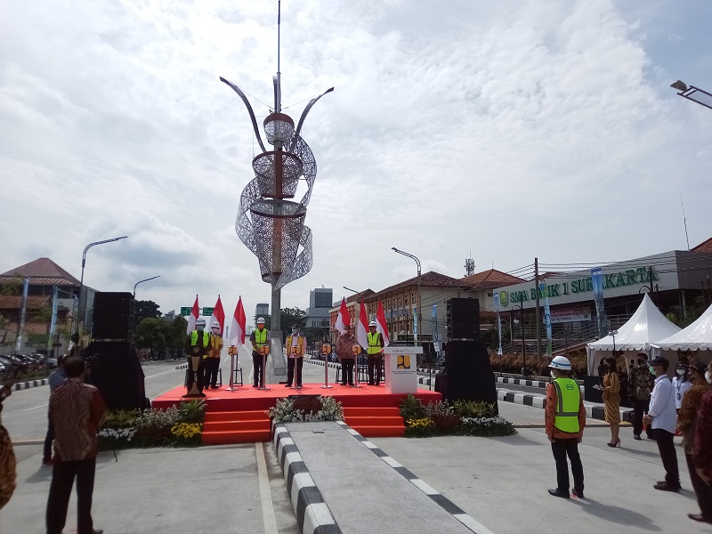 Pemerintah Resmikan Flyover Purwosari Rp114,2 Miliar