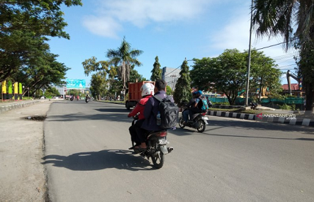 Aktivitas Warga di Kota Sorong Berangsur Normal