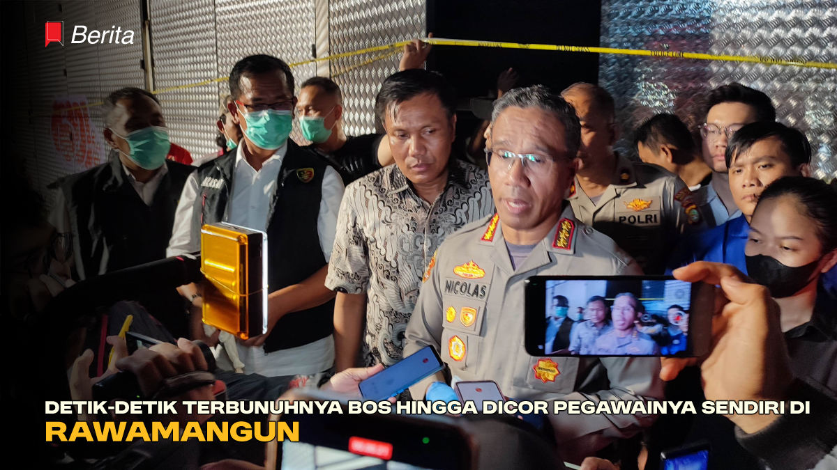Detik-Detik Terbunuhnya Bos hingga Dicor Pegawainya Sendiri di Rawamangun